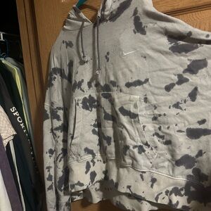 Nike Gray Tie-Dye Hoodie